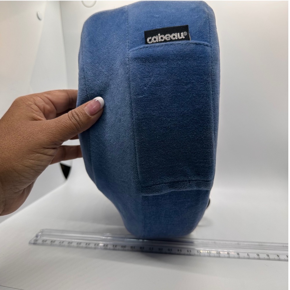 Cabeau‎ Evolution S3 Travel Pillow Neck Support Blue Comfortable Soft - Picture 5 of 11